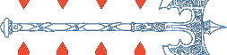 Outline of a medieval double edge axe.